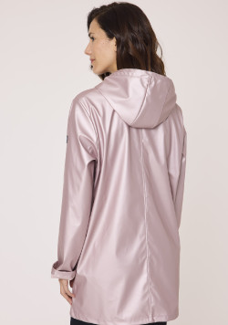 Ciré long rose irisé femme