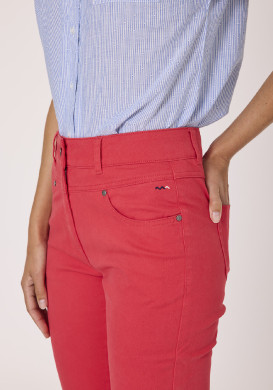 Pantalon 7/8ème rouge femme Pantalon 7/8ème rouge femme