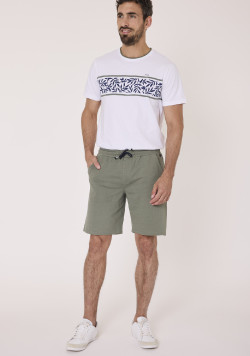 Bermuda kaki Homme
