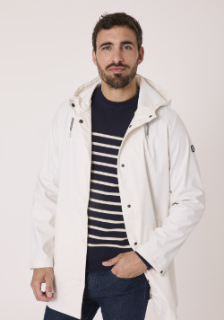 Ciré long mixte blanc crème