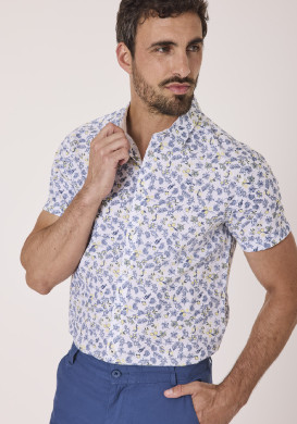 Chemise manches courtes Homme imprimée