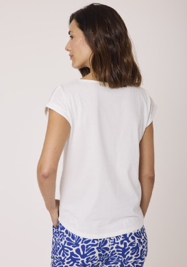 Tee Shirt manches courtes Femme blanc Tee Shirt manches courtes Femme blanc