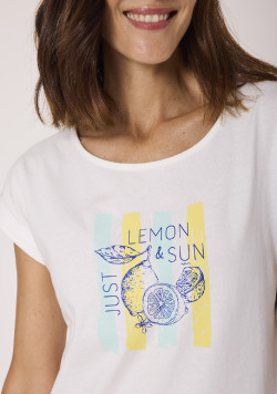 Tee Shirt manches courtes Femme blanc