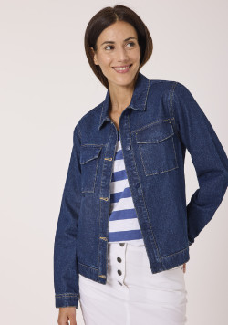 Veste en jean femme 100% coton