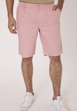 Bermuda en lin Homme rose Bermuda en lin Homme rose