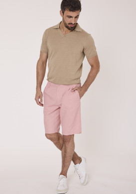 Bermuda en lin Homme rose Bermuda en lin Homme rose