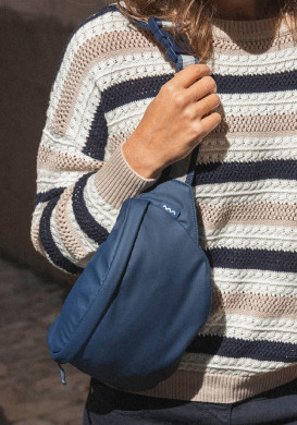 Sac banane bandoulière réglable marine Sac banane bandoulière réglable marine