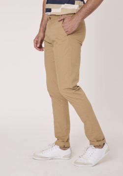 Pantalon chino beige Homme