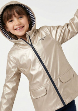 Ciré Fille à capuche beige doré