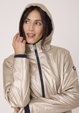 Ciré à capuche pour Femme beige doré Ciré à capuche pour Femme beige doré
