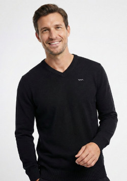 Pull noir Homme