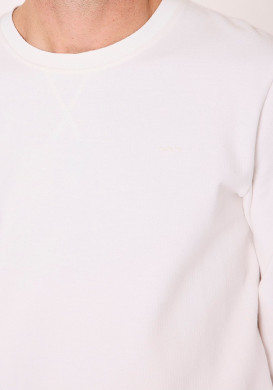 Sweat col rond homme blanc Sweat col rond homme blanc