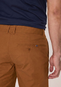 Pantalon chino marron homme