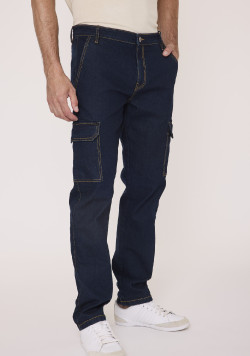 Jean cargo homme 100% coton