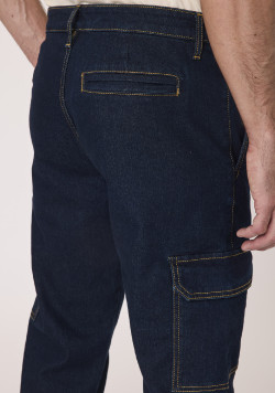 Jean cargo homme 100% coton