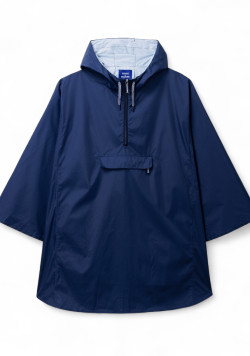Cape de pluie imperméable bleu marine