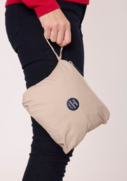 Cape de pluie imperméable beige