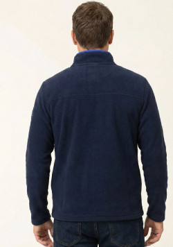 Pull polaire bleu marine Homme