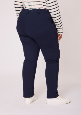 Pantalon milano bleu marine Femme Pantalon milano bleu marine Femme