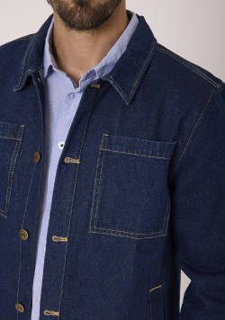 Veste en jean homme 100% coton