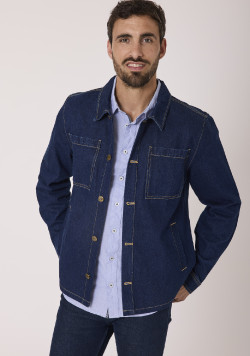 Veste en jean homme 100% coton