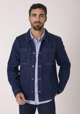 Veste en jean homme 100% coton