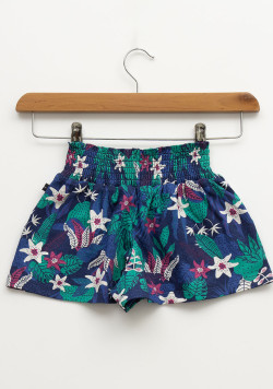Short 100% coton Fille imprimé