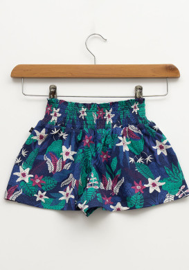 Short 100% coton Fille imprimé Short 100% coton Fille imprimé