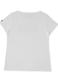 Tee-shirt manches courtes femme blanc