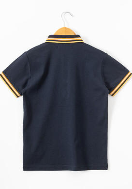 Polo manches courtes Garçon Bleu marine Polo manches courtes Garçon Bleu marine