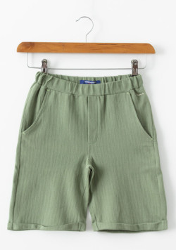 Bermuda 100% coton Garçon kaki