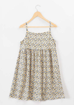 Ensemble Robe et Tee-shirt 100% coton Fille imprimé