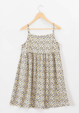 Ensemble Robe et Tee-shirt 100% coton Fille imprimé Ensemble Robe et Tee-shirt 100% coton Fille imprimé