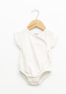 Ensemble bébé Garçon 100% coton bleu et blanc