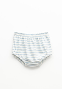 Ensemble bébé Garçon 100% coton bleu et blanc