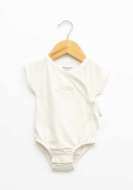 Ensemble bébé 100% coton Fille blanc et rose Ensemble bébé 100% coton Fille blanc et rose