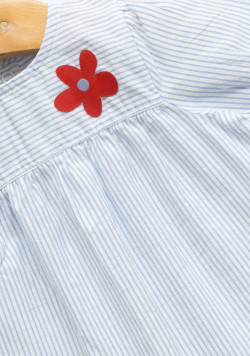 Ensemble blouse manches courtes et legging Bébé Fille 100% coton