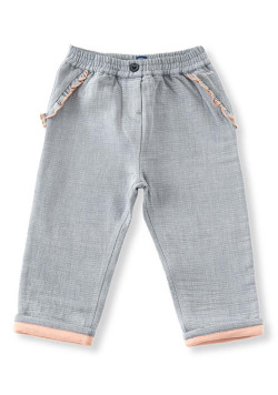 Pantalon Bébé fille 100% coton