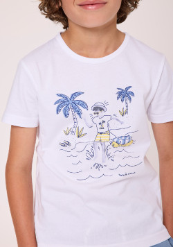 Tee shirt 100% coton Garçon imprimé
