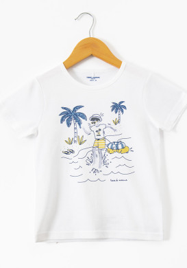 Tee shirt 100% coton Garçon imprimé Tee shirt 100% coton Garçon imprimé