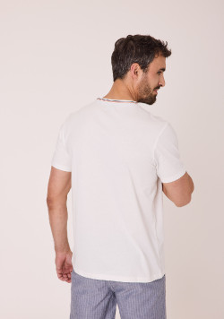 Tee shirt 100% coton Homme blanc