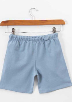 Bermuda 100% coton Garçon Bleu