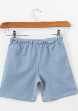 Bermuda 100% coton Garçon Bleu