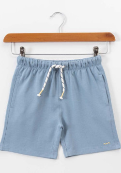 Bermuda 100% coton Garçon Bleu