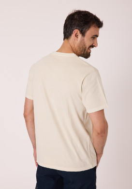 Tee shirt 100% coton Homme beige Tee shirt 100% coton Homme beige