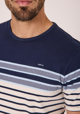 Marinière 100% coton Homme bleu marine Marinière 100% coton Homme bleu marine