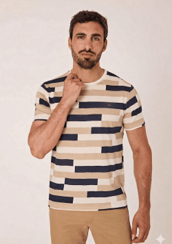 Tee shirt 100% coton Homme imprimé