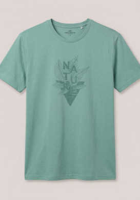 Tee-shirt homme teinture végétale vert Tee-shirt homme teinture végétale vert