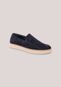 Mocassins homme bleu marine