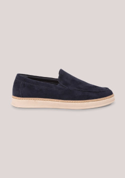Mocassins homme bleu marine
